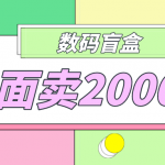 外面卖188抖音最火数码盲盒项目，自己搭建自己玩【全套源码+详细教程】
