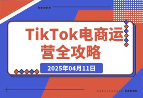 TikTok电商运营全攻略，数据驱动选品定价，低成本引爆店铺流量
